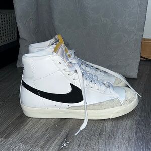 Nike white blazers